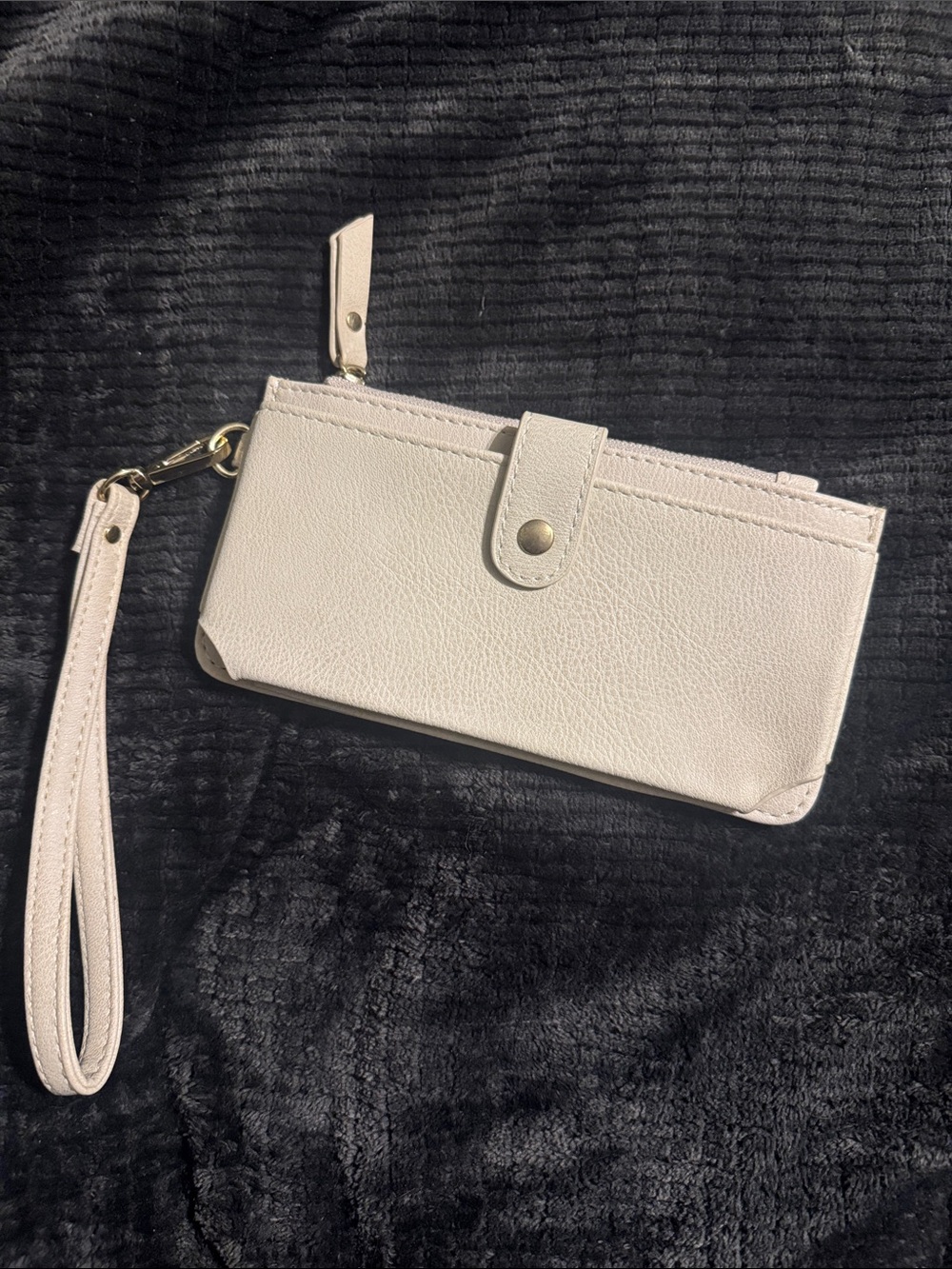 Wristlet Phone Wallet - Cream